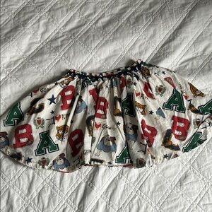 Pink Chicken Multicolor Graphic Skirt